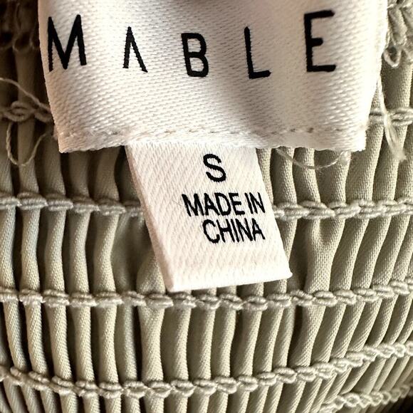 Mable – Flirt Alert Bow Top – Moss – S - Picture 3 of 6